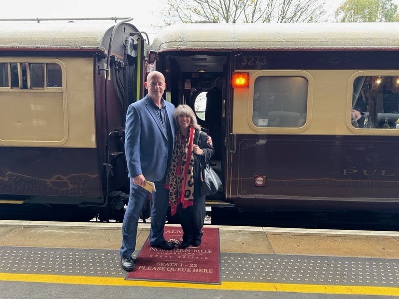 Other image for ‘Unashamed indulgence’ as Milly dines on one of world’s Top 10 most luxurious trains